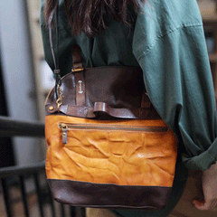 Brown Leather Satchel Womens Satchel Handbags Purse - Annie Jewel