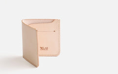 Handmade Leather Slim Black Red Womens Mens Bifold Small Wallet billfold Wallets for Men