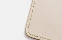 Handmade Leather Slim Coffee Red Womens Mens Bifold Small Wallet billfold Wallets for Men