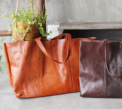 Womens Shopper Bag Soft Leather Tote Bag - Annie Jewel