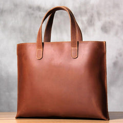 Vintage Leather Mens Coffee Black Handbag Shoulder Bag Briefcase for Men
