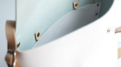 Handmade Leather White Womens Handbag Fashion Work Shoulder Bag for Women