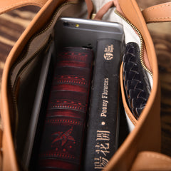 Handmade Leather Women Small Tote Handbag Shoulder Bag For Women