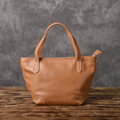 Handmade Leather Women Small Tote Handbag Shoulder Bag For Women