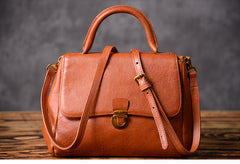 Handmade Leather Women Vintage Handbag Shoulder Bag For Women