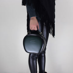 Leather handbag shoulder bag brown black for women leather crossbody bag - EverHandmade