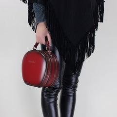 Leather handbag shoulder bag brown black for women leather crossbody bag