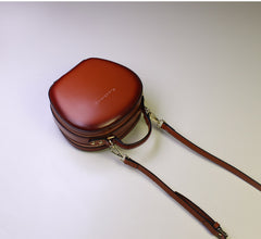 Leather handbag shoulder bag brown black for women leather crossbody bag - EverHandmade