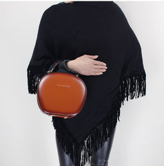 Leather handbag shoulder bag brown black for women leather crossbody bag - EverHandmade