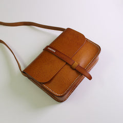 Handmade Leather satchel bag shoulder bag black red for women leather crossbody bag