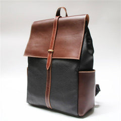 Handmade Mens Leather Backpacks Cool Travel Backpacks Laptop Backpack for men
