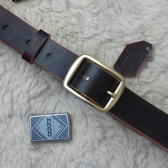 Handmade Vintage Leather Mens Belts Men Leather Belt for Men