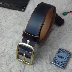 Handmade Vintage Leather Mens Belts Men Leather Belt for Men