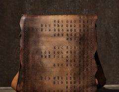 Handmade Vintage Leather Mens Cool Shoulder Bags Messenger Bags Cycling Bags for men