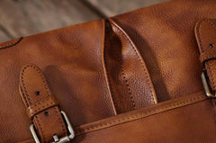 Vintage Leather Mens Cool Shoulder Bag Messenger Bag Bike Bag for men