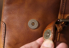 Vintage Leather Mens Cool Shoulder Bag Messenger Bag Bike Bag for men