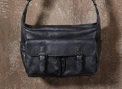 Vintage Leather Mens Cool Shoulder Bag Messenger Bag Bike Bag for men