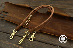 Handmade Vintage Leather Mens Wallet Chain Biker Wallet Chain Pants Chain For Men