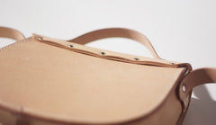 Handmade Womens Leather Saddle Shoulder Bag Purse Saddle Handbag Bag for Women