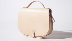 Handmade Womens Leather Saddle Shoulder Bag Purse Saddle Handbag Bag for Women
