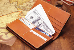 Handmade League of Legends LOL LeBlanc-the-Deceiver carved leather custom long wallet for men gamers