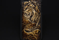 Handmade Zed LOL_League-of-legends carved leather plastic phone case iphone custom phone case