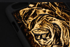 Handmade Zed LOL_League-of-legends carved leather plastic phone case iphone custom phone case - EverHandmade
