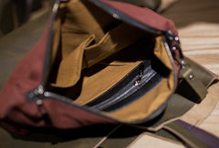 Handmade Leather vintage Large tote bags coffee for women leather shoulder bag - EverHandmade