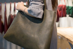 Handmade Womens Leather Large Tote bag leather Shoulder Tote Bag for women