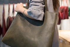 Handmade Womens Leather Large Tote bag leather Shoulder Tote Bag for women