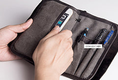 Handmade vintage long wallets leather mens zipper clutch wallet for men - EverHandmade