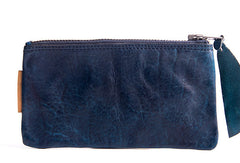 Handmade long wallet leather men phone zip clutch vintage wallet for men