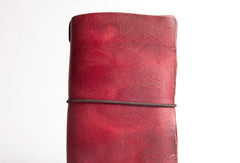 Handmade vintage long wallets leather mens zipper clutch wallet for men - EverHandmade