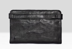 Vintage leather long wallet for men cool mens long wallet with a lot of cards - EverHandmade