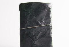 Handmade vintage long wallets leather mens zipper clutch wallet for men - EverHandmade