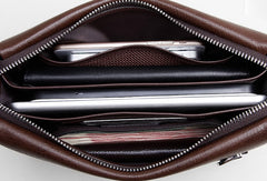 Genuine leather clutch long wallet leather men phone clutch vintage wallet for men