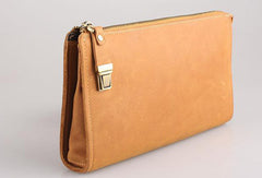 Handmade clutch long wallet leather men phone clutch vintage wallet for men