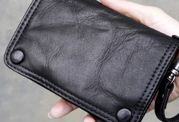 Small biker wallet shop