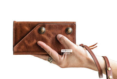 mens chained wallets​ Biker Chain Wallet Leather Wallet With Chain Mens Leather Chain Wallet for Men