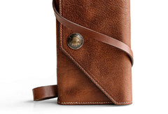 biker wallets​ Biker Chain Wallet Leather Wallet With Chain Mens Leather Chain Wallet for Men