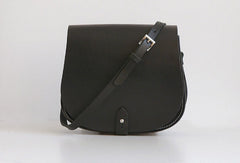 Handmade Leather crossbody bag shoulder bag small black for women leather shoulder purse - EverHandmade