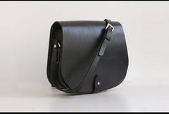 Handmade Leather crossbody bag shoulder bag small black for women leather shoulder purse - EverHandmade