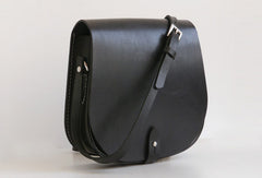 Handmade Leather crossbody bag shoulder bag small black for women leather shoulder purse - EverHandmade
