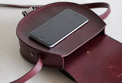 Handmade Leather vintage women leather shoulder bag crossbody bag
