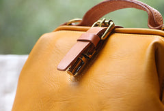 Handmade Leather doctor bag for women leather shoulder bag crossbody bag