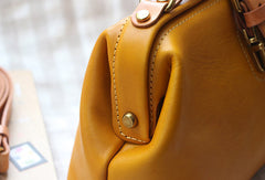 Handmade Leather doctor bag for women leather shoulder bag crossbody bag