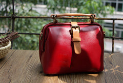 Handmade Leather doctor bag for women leather shoulder doctor bag crossbody bag - EverHandmade