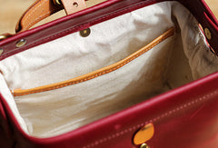 Handmade Leather doctor bag for women leather shoulder bag crossbody bag