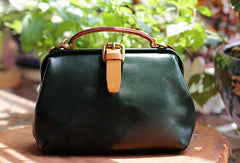 Handmade Leather doctor bag for women leather shoulder bag crossbody bag