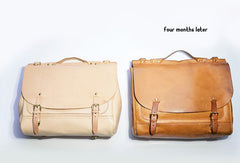 Handmade Leather backpack bag shoulder bag black brown for unisex leather messenger bag